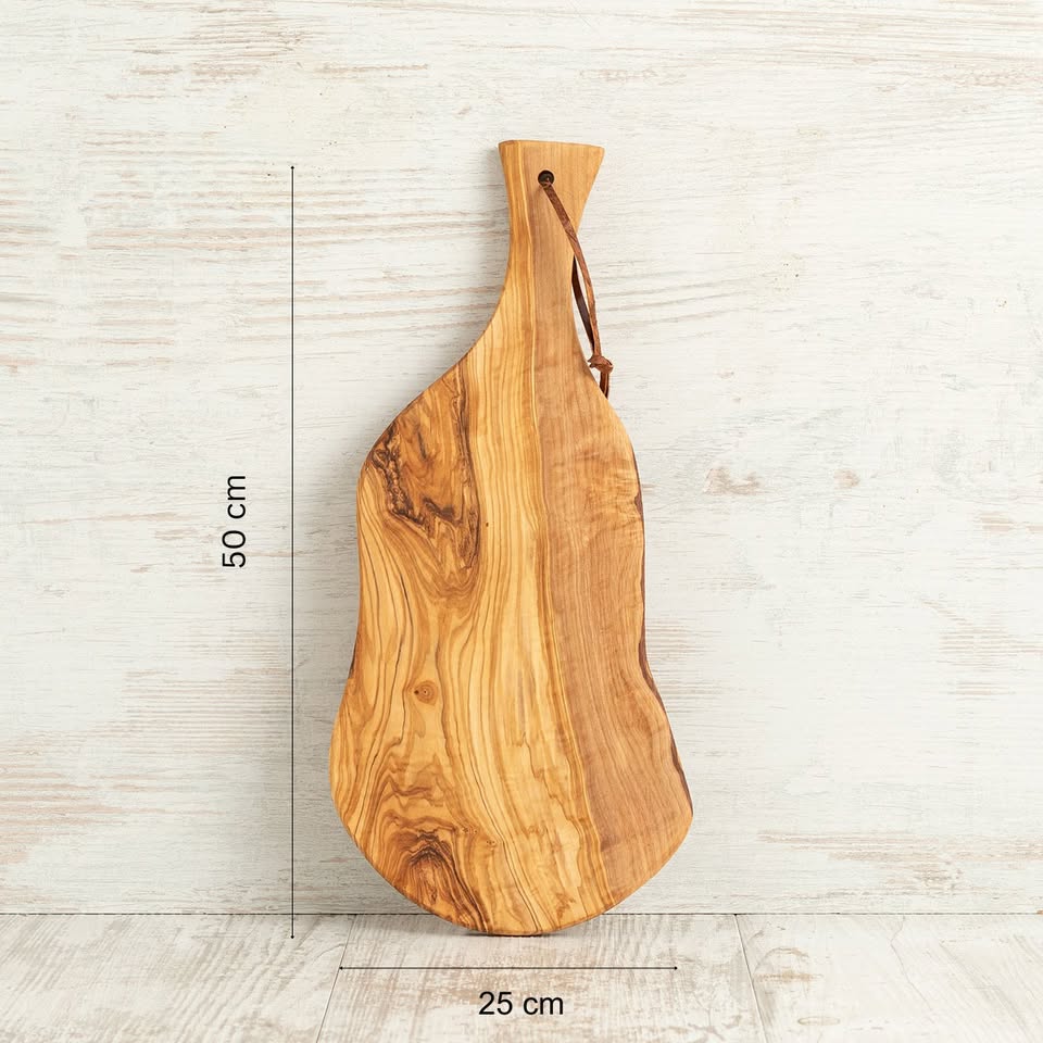 Rustikales Käse- und Charcuterie-Brett Set aus Olivenholz – perfekt für Buffet & Servieren