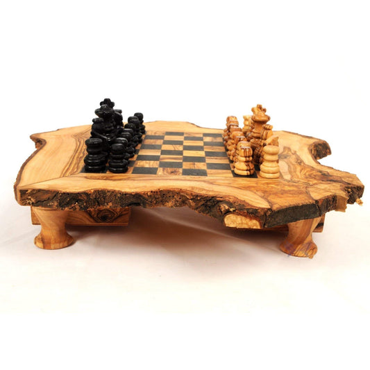 Olivenholz Schachbrett Schweiz kaufen-handgemacht-hochwertig