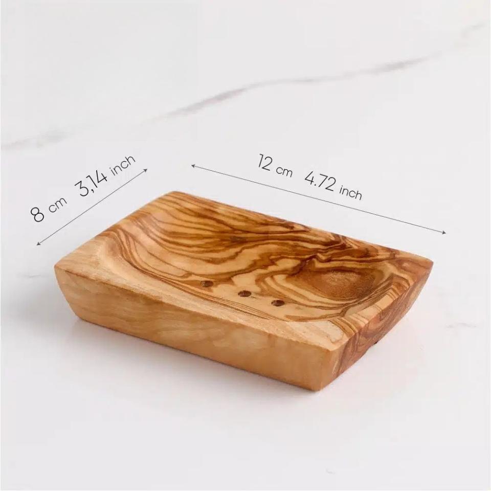 Handgefertigte Seifenschale aus Holz – rustikal, nachhaltig, perfekt für Badezimmer und Geschenk

